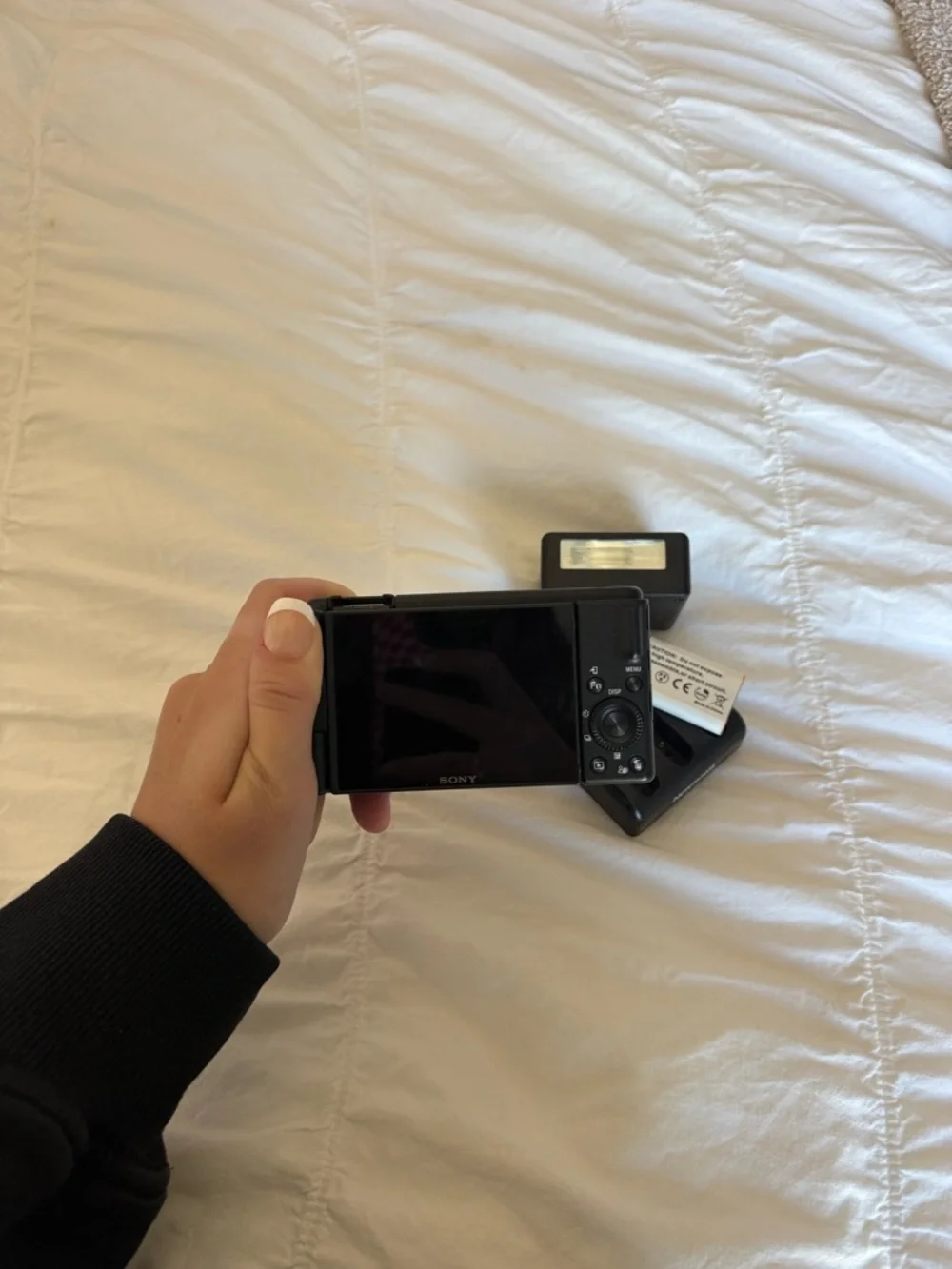 Sony ZV-1M2 (Vlogging Camera + Battery + Flash Attachment) (Needs Repair)
